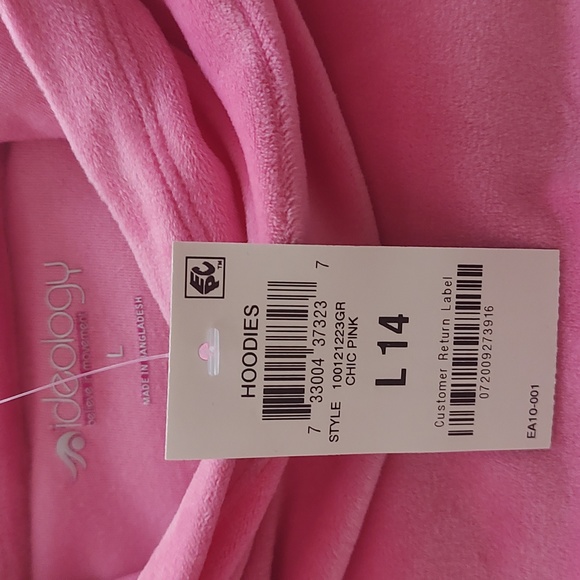 Girls velour hoodie - Picture 2 of 3